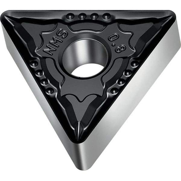 Walter - TNMG NMS Grade WSM20S Turning Insert - TiAlN+Al2O3+(Al) Finish, 60° Triangle, 9.53mm Inscr Circle, 4.76mm Thick, 0.4mm Corner Radius - Benchmark Tooling