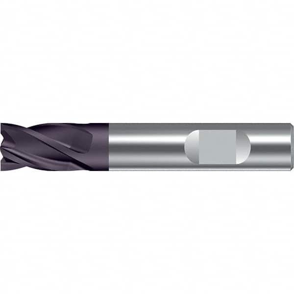 Walter-Prototyp - 6mm, 10mm LOC, 6mm Shank Diam, 54mm OAL, 4 Flute, Solid Carbide Square End Mill - TiAlN Finish, 30° Helix, Right Hand Cut, Right Hand Flute, Series MC111-W-4-A - Benchmark Tooling