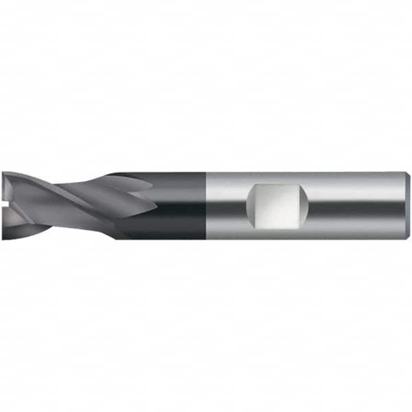 Walter-Prototyp - 2.5mm, 3mm LOC, 6mm Shank Diam, 50mm OAL, 2 Flute, Solid Carbide Square End Mill - TiAlN Finish, 30° Helix, Right Hand Cut, Right Hand Flute, Series MC716-W-2-A - Benchmark Tooling