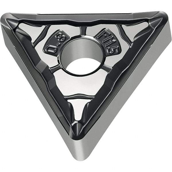 Walter - TNMG FM5 Grade WSM10S Turning Insert - TiAlN+Al2O3+(Al) Finish, 60° Triangle, 9.53mm Inscr Circle, 4.76mm Thick, 0.4mm Corner Radius - Benchmark Tooling