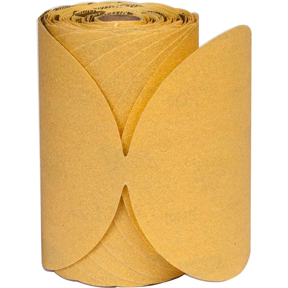 Norton - 6" Diam, 80 Grit Aluminum Oxide Adhesive PSA Disc - Benchmark Tooling