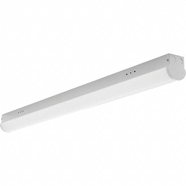 Eiko Global - 1 Lamp, 32 Watt, 4,200 Lumen, LED Strip Light - Surface Mounted, 120 to 277 Volt, 4' Long x 3.35" Wide x 3.56" High - Benchmark Tooling