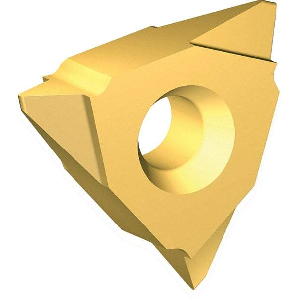 Vargus - 5VER External Right Hand TR Laydown Threading Insert - Grade VKX, TiN Coated Carbide, 15.88mm Inscribed Circle - Benchmark Tooling