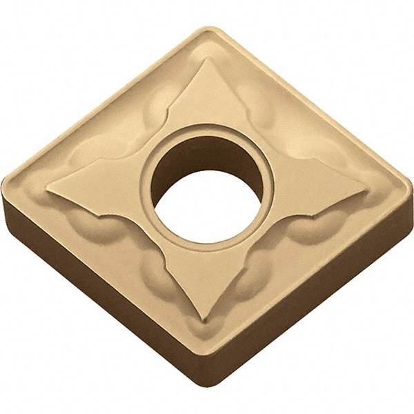 Kyocera - CNMG332 GS Grade CA025P Carbide Turning Insert - TiCN/Al2O3/TiN Finish, 80° Diamond, 3/8" Inscr Circle, 3/16" Thick, 1/32" Corner Radius - Benchmark Tooling