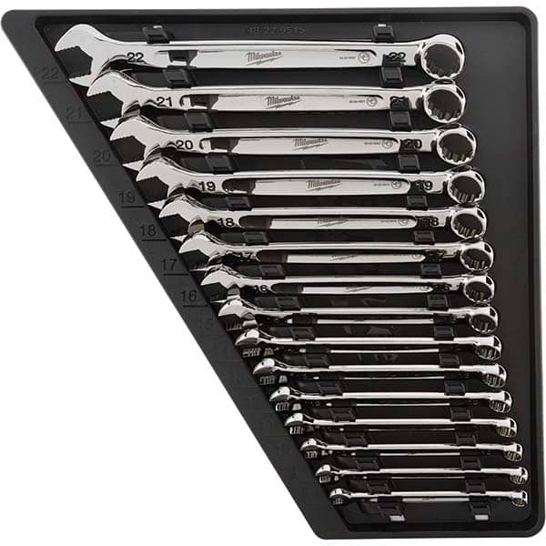 Milwaukee Tool - Wrench Sets Tool Type: Combination Wrench Set System of Measurement: Metric - Benchmark Tooling