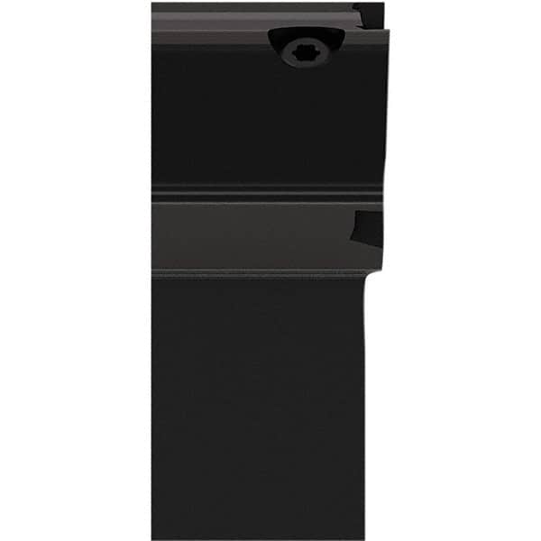 Seco - X4FL, External, Left Hand, 25mm Max Depth of Cut, 0.03 to 0.104" Groove Width, Indexable Grooving Tool Holder - X4GK25..L Insert Compatibility, 25mm Shank Height, 25mm Shank Width, 150mm OAL, Through Coolant - Benchmark Tooling