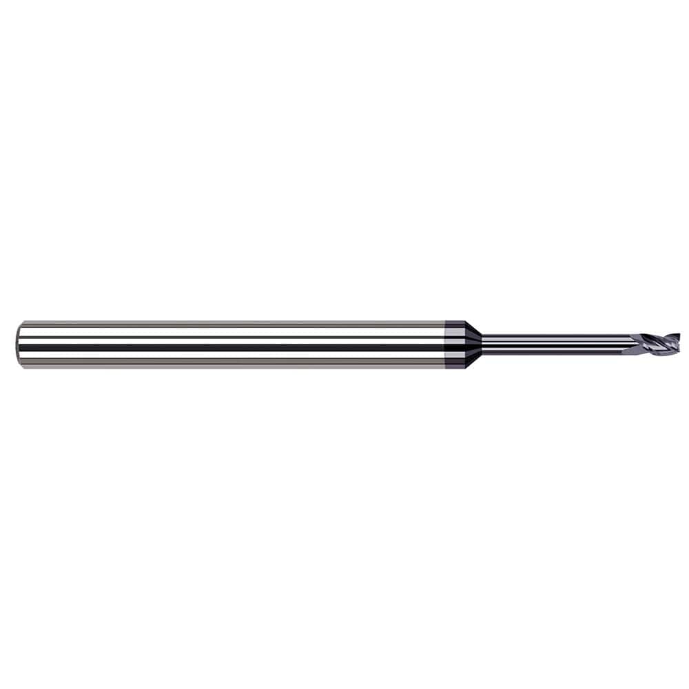 Harvey Tool - Square End Mills; Mill Diameter (Inch): 3/16 ; Mill Diameter (Decimal Inch): 0.1875 ; Length of Cut (Decimal Inch): 0.2850 ; Material: Solid Carbide ; Finish/Coating: AlTiN Nano ; Shank Diameter (Inch): 3/16 - Exact Industrial Supply