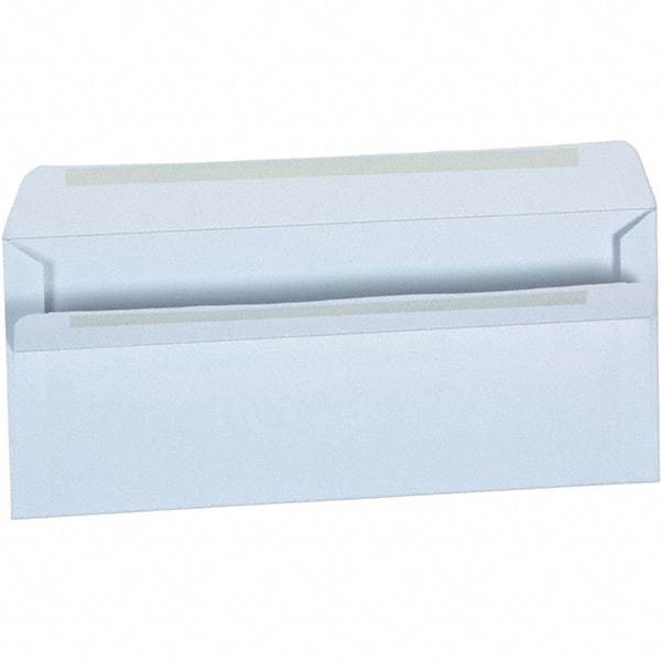 Universal One - 4.13" Long x 9.63" Wide Self Seal Business Envelope - White - Benchmark Tooling