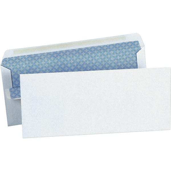 Universal One - 4.13" Long x 9.63" Wide Self Seal Business Envelope - White - Benchmark Tooling