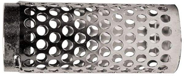 Dixon Valve & Coupling - 3" Hose, Round Hole-Long Body Strainer - Plated Steel - Benchmark Tooling