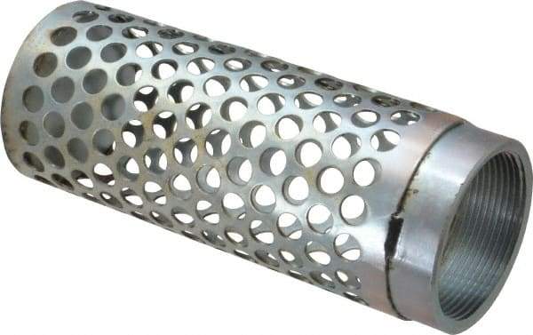 Dixon Valve & Coupling - 2" Hose, Round Hole-Long Body Strainer - Plated Steel - Benchmark Tooling