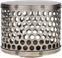 Dixon Valve & Coupling - 1-1/2" Hose, Round Hole Strainer - Stainless Steel - Benchmark Tooling