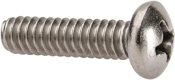 Value Collection - #10-24 UNC, 3/4" Length Under Head Phillips Drive Machine Screw - Pan Head, Grade 316 Stainless Steel, Uncoated, Without Washer - Benchmark Tooling