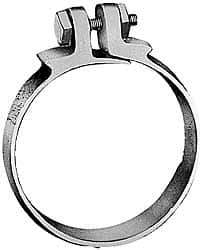 Dixon Valve & Coupling - 1-5/32 to 1-1/4" OD, Single Bolt Iron Clamp - Plated Malleable Iron - Benchmark Tooling
