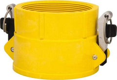 NewAge Industries - 4" Nylon Cam & Groove Suction & Discharge Hose Female Coupler Female NPT Thread - Part D, 4" Thread, 75 Max psi - Benchmark Tooling
