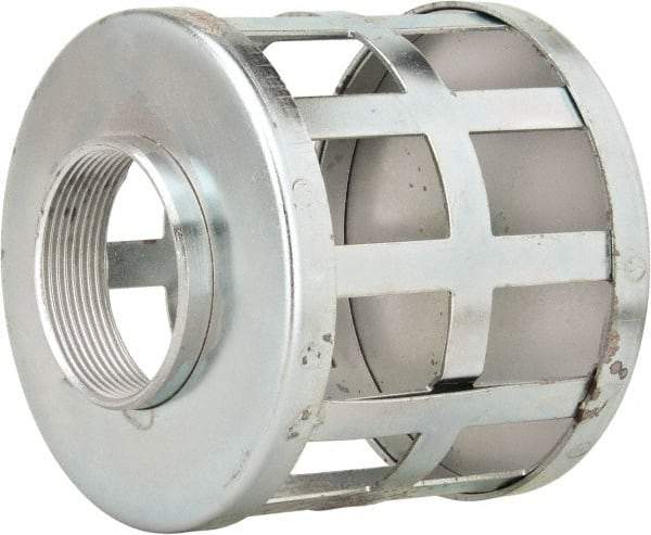 Kuriyama of America - 2" Hose, Square Hole Strainer - Plated Steel - Benchmark Tooling