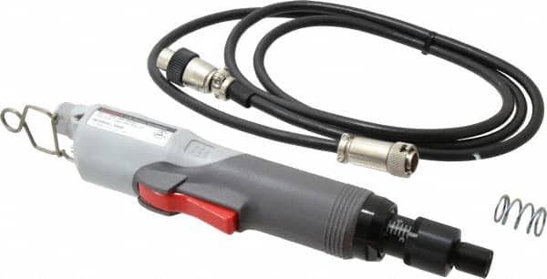 Ingersoll-Rand - lnline Handle, 700 RPM, 0.5 to 10.44 In/Lb Torque, Electric Screwdriver - 1/4" Bit Holder, 24 Volts, 0.45 Amps - Benchmark Tooling