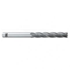 16mm Dia. x 153mm Overall Length 4-Flute Square End Solid Carbide SE End Mill-Round Shank-Center Cutting-Uncoated - Benchmark Tooling