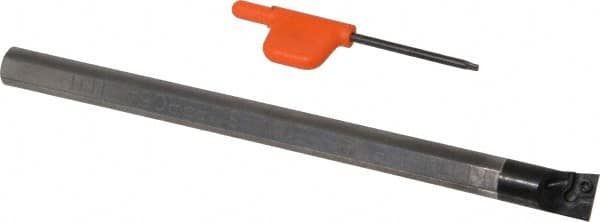 Kennametal - 13mm Min Bore Diam, 150mm OAL, 10mm Shank Diam, E-SCFP Indexable Boring Bar - CP.. Insert, Screw Holding Method - Benchmark Tooling