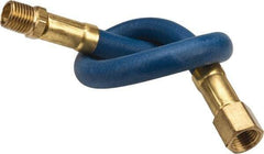 Coilhose Pneumatics - 1/4" ID 1' Long Lead-In Whip Hose - FNPT x MNPT Swivel Ends, 200 Working psi, -40 to 212°F, 1/4" Fitting, - Benchmark Tooling