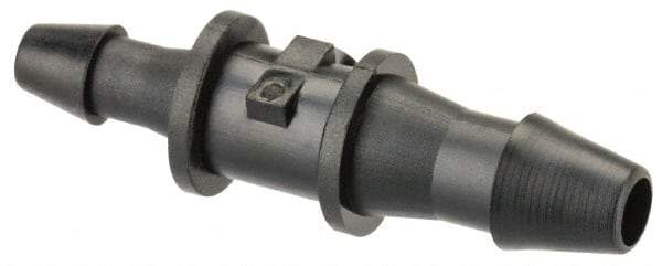 Made in USA - 1/8 x 3/32" Barb, Nylon Single Barbed Tube Reducer - Black - Benchmark Tooling