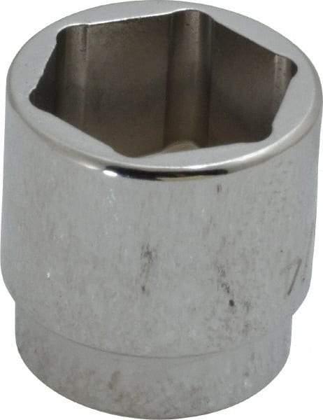 Proto - 3/4", 3/8" Drive, Standard Hand Socket - 6 Points, 15/16" OAL, Chrome Finish - Benchmark Tooling