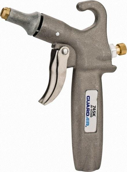 Guardair - 120 Max psi Standard Safety Pistol Grip Blow Gun - 1/4 NPT, Aluminum - Benchmark Tooling