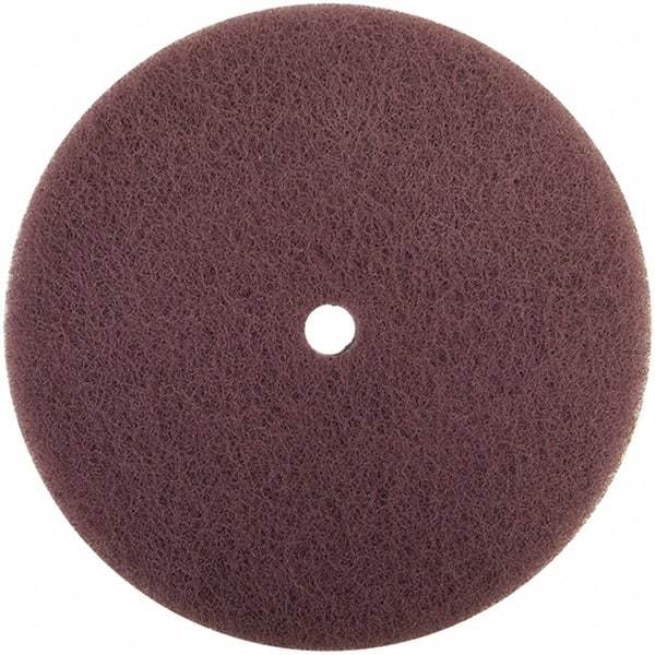 Norton - 7" Diam, Aluminum Oxide Hook & Loop Disc - Medium Grade, Nonwoven, - Benchmark Tooling