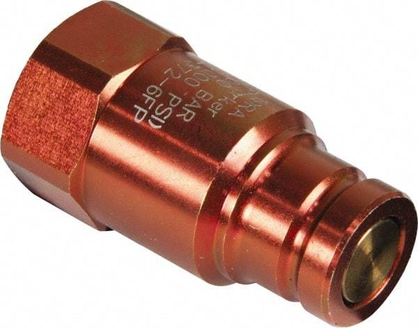 TK Simplex - 3/8 NPTF Hydraulic Hose Female Flush Face Coupler - 10,000 psi - Benchmark Tooling