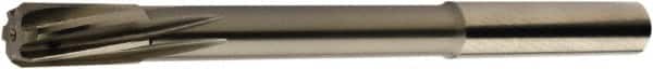 Sandvik Coromant - 9.5mm Solid Carbide 6 Flute Chucking Reamer - Spiral Flute, 26mm Flute Length, 120mm OAL - Benchmark Tooling