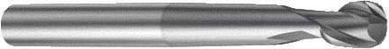 Sandvik Coromant - 2mm Diam, 3mm LOC, Solid Carbide Ball End Mill - 75mm OAL, 6mm Shank Diam, Ball Flute - Benchmark Tooling