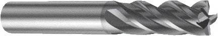 Sandvik Coromant - 3.5mm, 4 Flute, Single End, Solid Carbide, Corner Chamfer End Mill - 57mm OAL, Right Hand Flute, 10.5mm LOC, Right Hand Cut - Benchmark Tooling