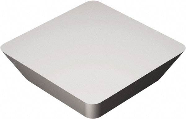 Sandvik Coromant - SEGN422 Grade H10 Carbide Turning Insert - Uncoated, 90° Square, 1/2" Inscr Circle, 1/8" Thick, 1/32" Corner Radius - Benchmark Tooling