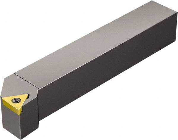 Sandvik Coromant - STFCR/L, Right Hand Cut, -1° Lead Angle, 12mm Shank Height x 12mm Shank Width, Neutral Rake Indexable Turning Toolholder - 80mm OAL, TCMT 11 02 04, TCMT 2(1.5)1 Insert Compatibility, Series CoroTurn 107 - Benchmark Tooling