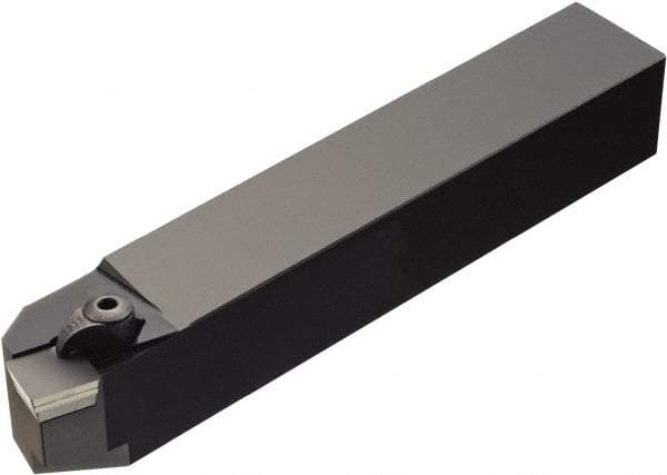 Sandvik Coromant - CSBPR/L, Right Hand Cut, 15° Lead Angle, 25mm Shank Height x 25mm Shank Width, Positive Rake Indexable Turning Toolholder - 150mm OAL, SPUN 12 03 08, SPU 422 Insert Compatibility, Series T-Max S - Benchmark Tooling