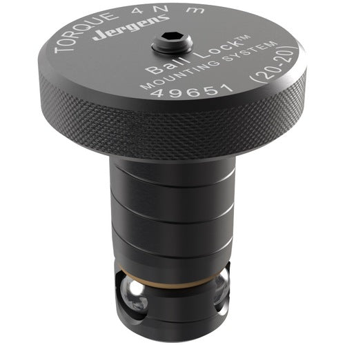 Shank, 13 mm Shank Diameter × 13 mm Fixture Plate Thickness, 4340 Steel, Black Oxide Finish