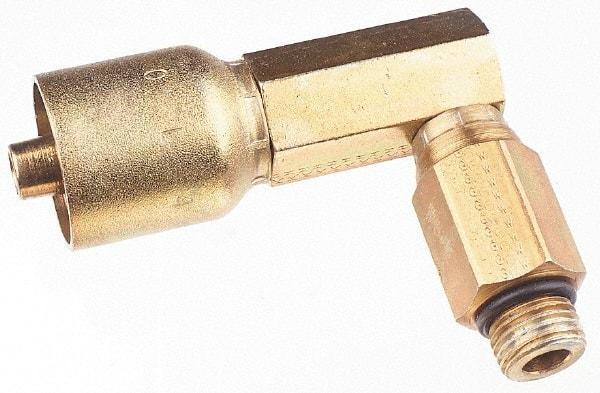 Parker - 3/4 Thread Hydraulic Hose Fitting - -12 Hose Size, 3/4" Hose Diam - Benchmark Tooling