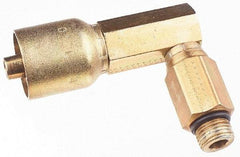 Parker - 3/4 Thread Hydraulic Hose Fitting - -12 Hose Size, 3/4" Hose Diam - Benchmark Tooling