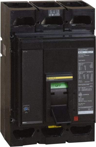 Square D - 800 Amp, 600 V, 3 Pole, Panel Mount Molded Case Circuit Breaker - Multiple Breaking Capacity Ratings - Benchmark Tooling