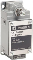Square D - 10 Amp, NO/NC Configuration, Left Hand Operation, Rope Operated Limit Switch - Automatic Reset, Cable Pull, 600 VAC - Benchmark Tooling