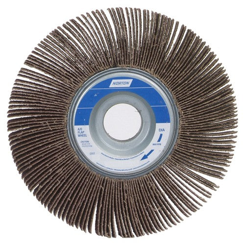3 1/2″ × 2″ × 5/8″ Metalite R265 Flap Wheel 80 Grit Aluminum Oxide - Benchmark Tooling