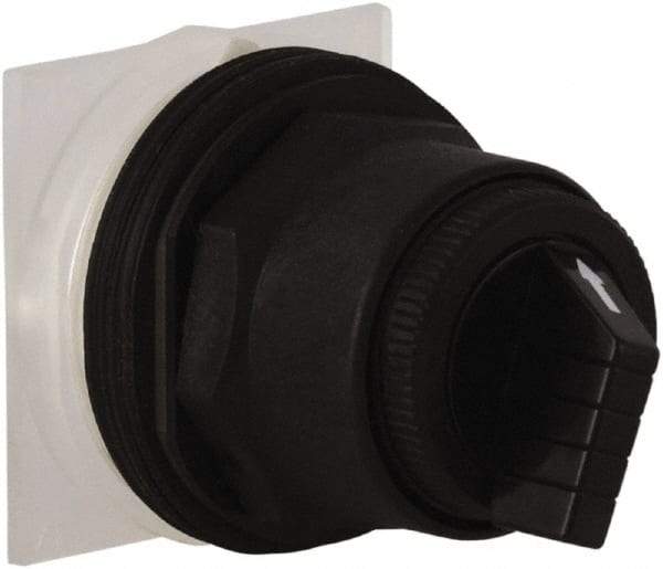 Schneider Electric - 1.18 Inch Mount Hole, 4 Position, Knob and Pushbutton Operated, Selector Switch Only - Maintained (MA), without Contact Blocks, Anticorrosive, Weatherproof, Dust and Oil Resistant - Benchmark Tooling