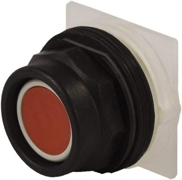 Schneider Electric - 30mm Mount Hole, Extended Straight, Pushbutton Switch Only - Red Pushbutton, Momentary (MO) - Benchmark Tooling