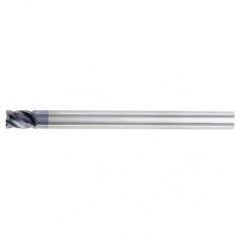 1/2x1/2x5/8x6 4FL Square Carbide End Mill-Round Shank-TiAlN - Benchmark Tooling
