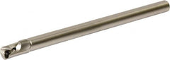 Kyocera - 0.392" Min Bore Diam, 5" OAL, 0.312" Shank Diam, A/S-STLB(P)-AE Indexable Boring Bar - 0.63" Max Bore Depth, TPGB 1815.., TPGH 1815.., TPMH 1815.., TPMT 1815.. Insert, Screw Holding Method - Benchmark Tooling