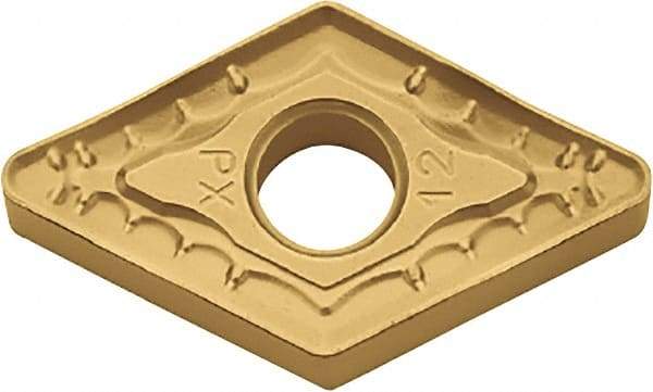 Kyocera - DNMM433 PX Grade CA530 Carbide Turning Insert - TiCN/Al2O3/TiN Finish, 55° Diamond, 1/2" Inscr Circle, 3/16" Thick, 3/64" Corner Radius - Benchmark Tooling