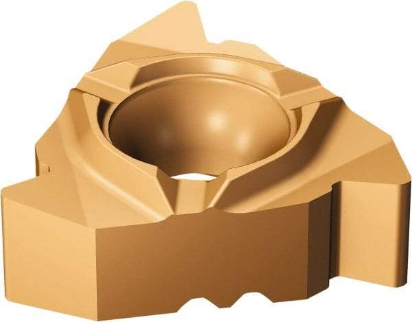 Sandvik Coromant - 266 External Right Hand 8 API Round Laydown Threading Insert - Grade 1125, TiCrAlN/TiAlN Coated Carbide, 9.525mm Inscribed Circle - Benchmark Tooling