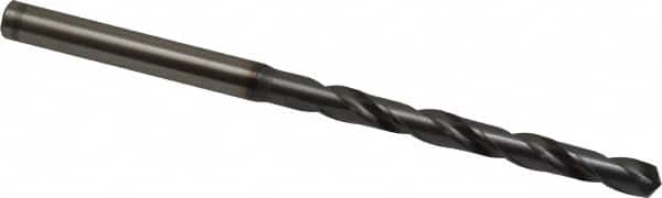 OSG - #4 130° Powdered Metal Jobber Drill - V Finish, Right Hand Cut, Spiral Flute, Straight Shank, 101mm OAL, Standard Point - Benchmark Tooling