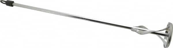Premier Paint Roller - Metal Chrome Power Mixer - 17 Inch Long x 3/8 Inch Shank Diameter, Compatible with 1 to 5 Gallon Containers - Benchmark Tooling
