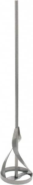 Premier Paint Roller - Metal Chrome Power Mixer - 17 Inch Long x 3/8 Inch Shank Diameter, Compatible with 5 to 10 Gallon Containers - Benchmark Tooling